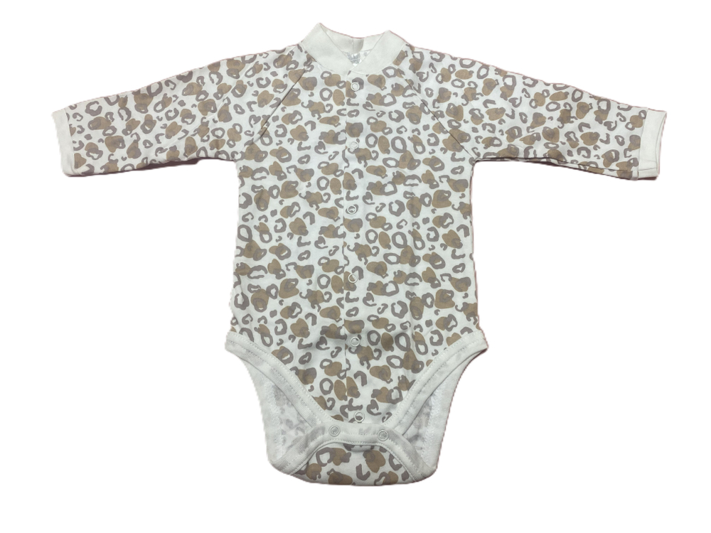 Боди длинный рукав из интерлока (100% хлопок) на кнопках на рост 74 см