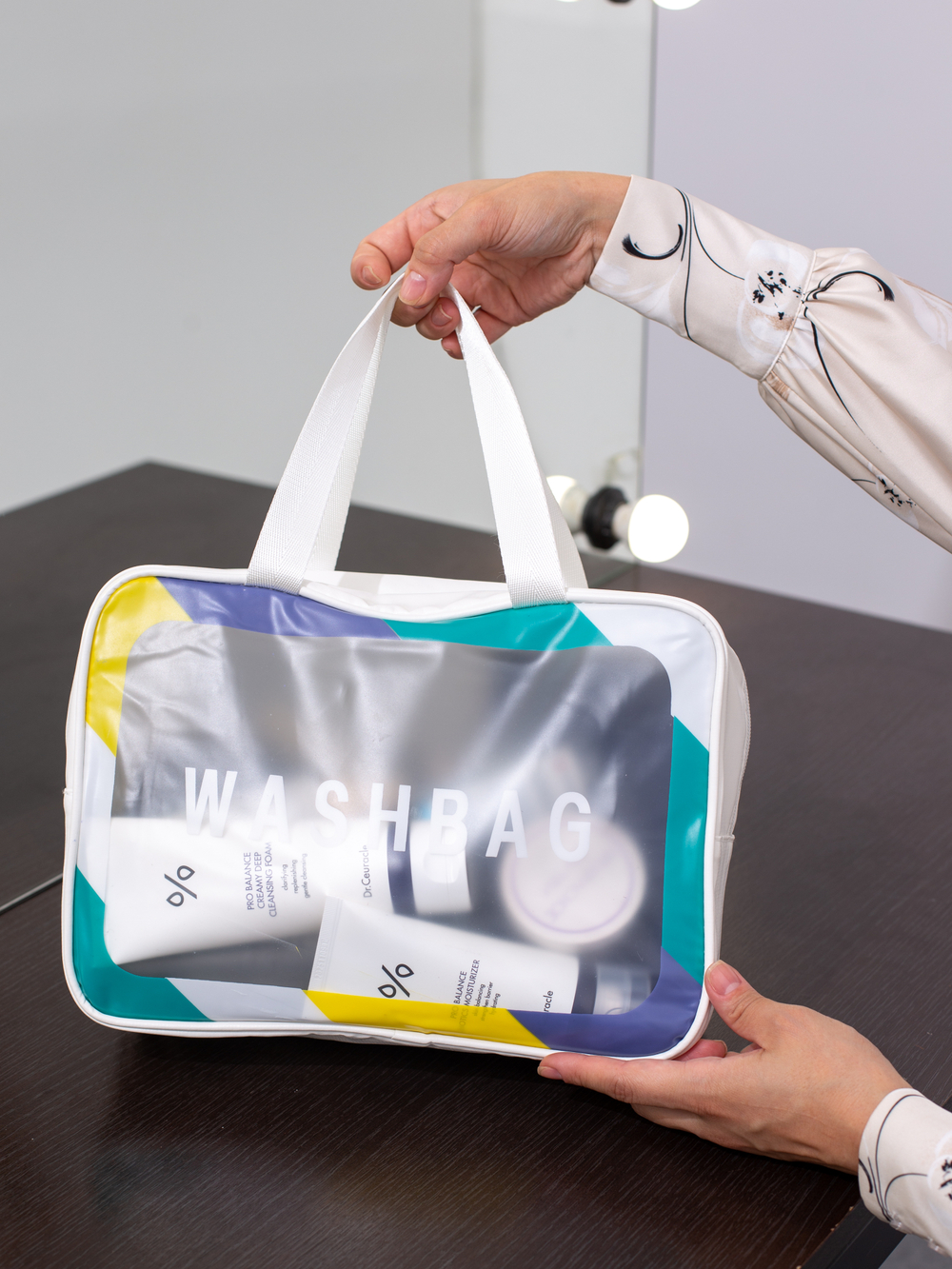 Косметичка (Сумка в роддом) Washbag-04-wh-multicolor