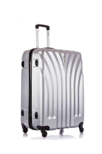 Большой чемодан L'Case Phuket, серебристый