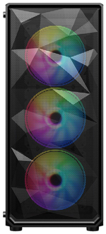 Корпус 1STPLAYER FD3-BK-1F5M-3F5S черный