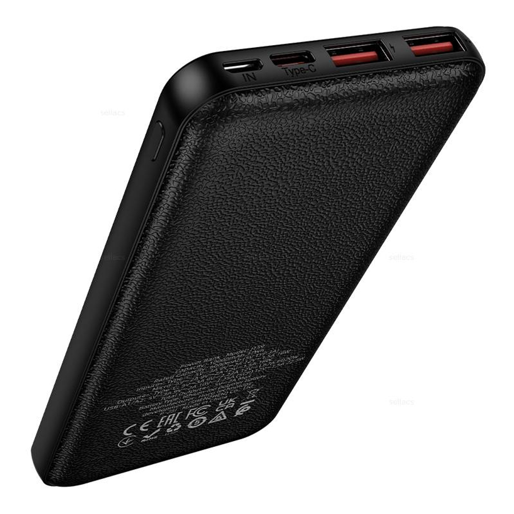 Hoco J159 Essence 22.5W+PD20W универсальный портативный аккумулятор (10000mAh) (black)