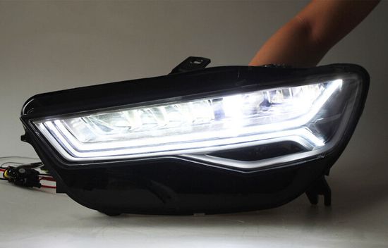 Передние светодиодные фары Ауди А6 (С7) 2011-2017 V1 type
