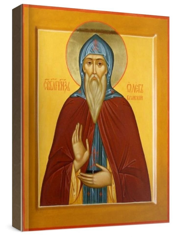 Олег Брянский (рукописная икона)