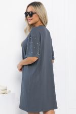 Платье Жемчужина коллекции (графит) П13312-1М LT Collection