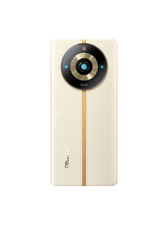 Задняя крышка для Realme 11 Pro+ белая (White) со стеклом камеры