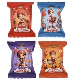 AT-100/5 Вафли глазированные «Угости друзей» 1 кг