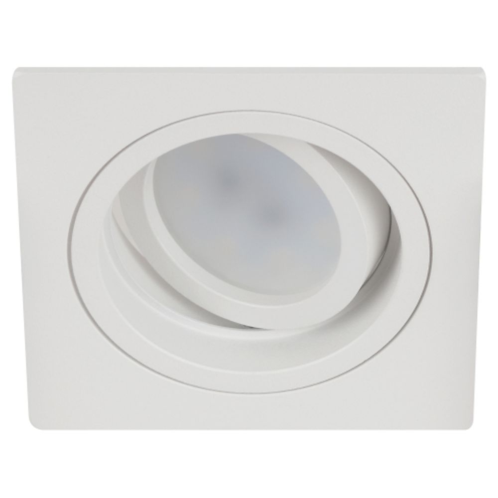 Светильник встраиваемый алюминиевый ЭРА KL85 WH под лампу MR16 GU5.3 белый | Алюминиевые встраиваемые светильники