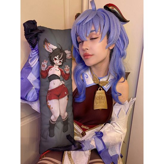 Мини дакимакура фурри Кролик мальчик арт. M1286, 60х20 см