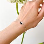 Браслет Meridian с вишневым янтарем