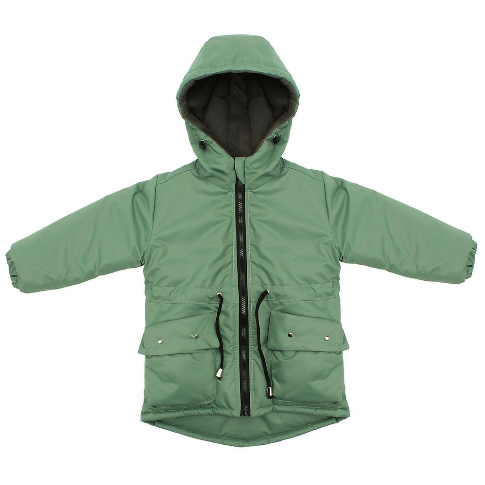 Парка для мальчиков 2702-07 мембрана р.122-128 хаки (Ириска)