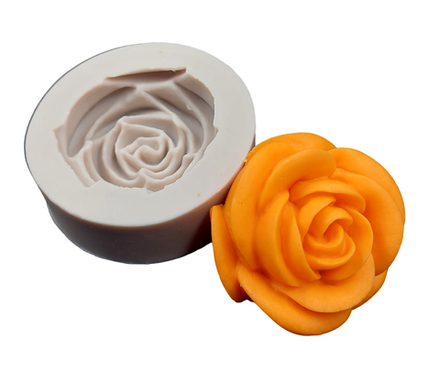 Молд 3D Роза мини, силикон 5,8*2,7см 1/200шт (Китай)
