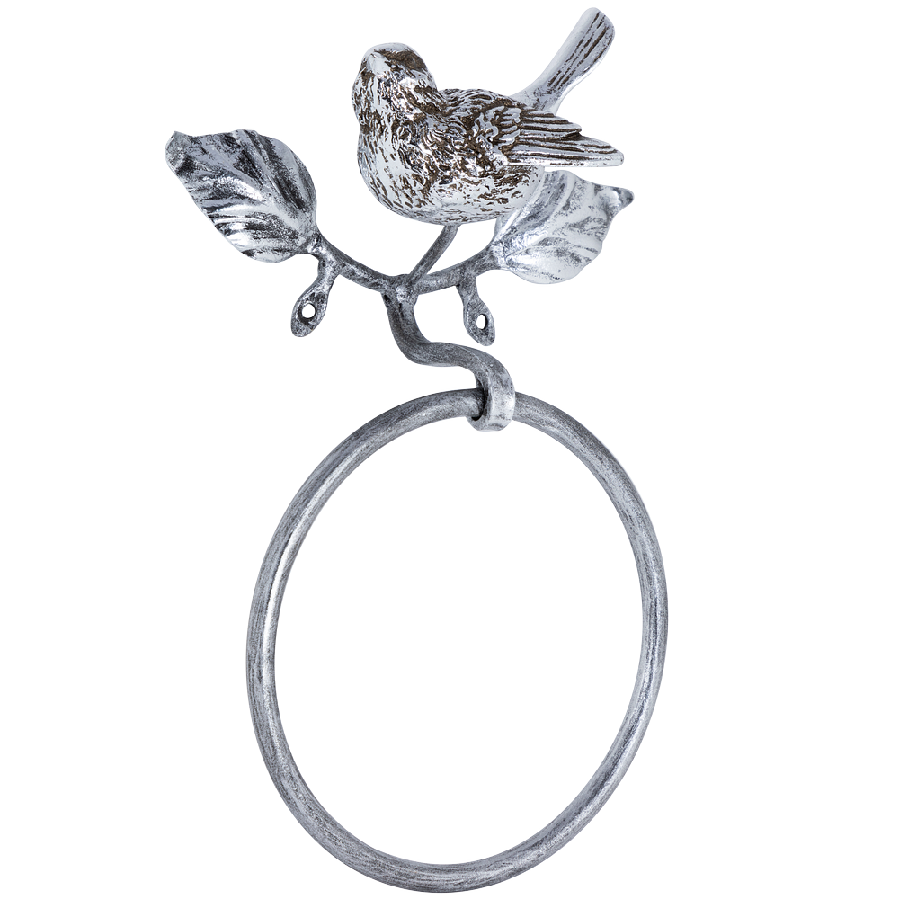 Держатель для полотенец Терра Лавли Античное серебро