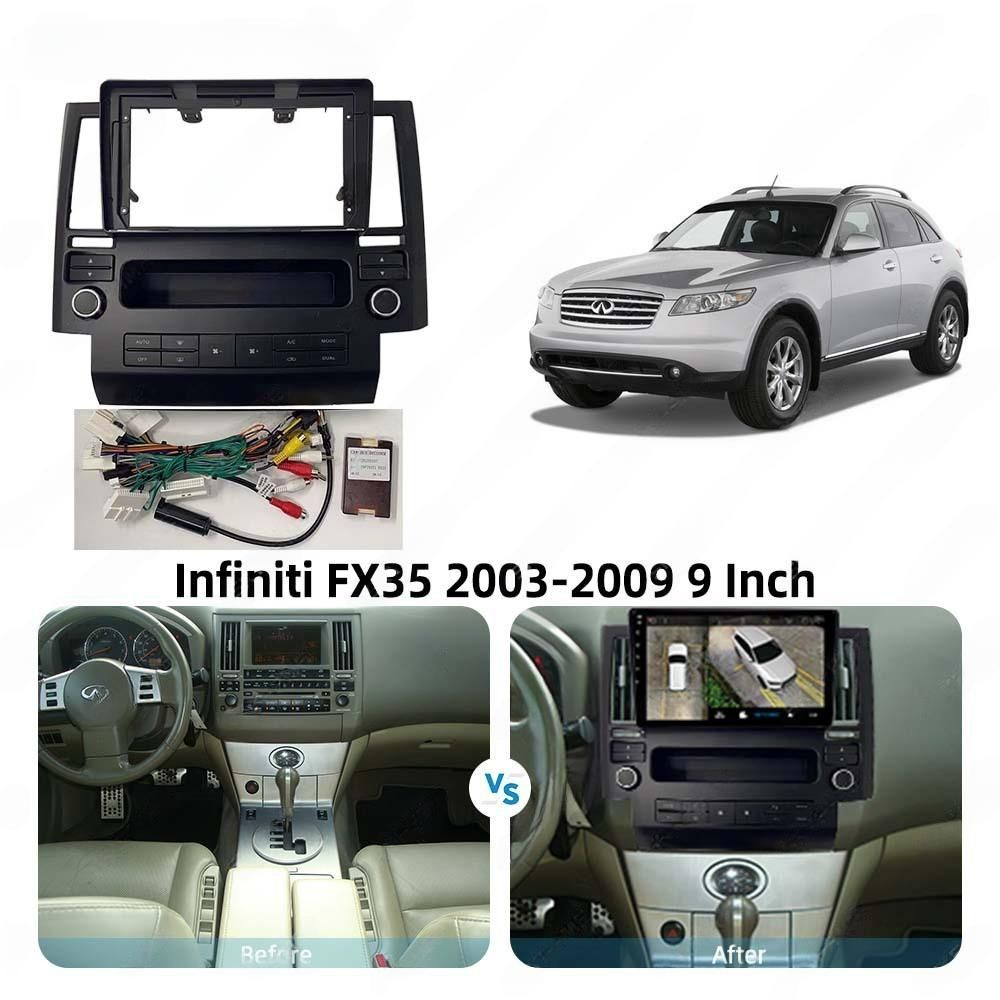 установочный комплект INFINITY FX35/FX45 2003-2006, рамка + проводка KB-Sf-9279-1