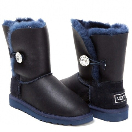 Угги Bailey Button Bling Metallic Navy