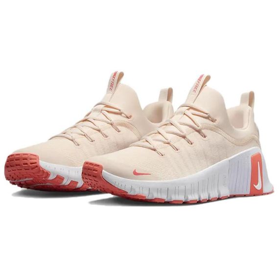 NIKE Free Metcon 6 Кроссовки для тренировок Низкие Топ Розовые и Белые Женские