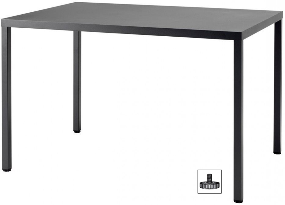Стол обеденный металлический Scab Design Summer, антрацит