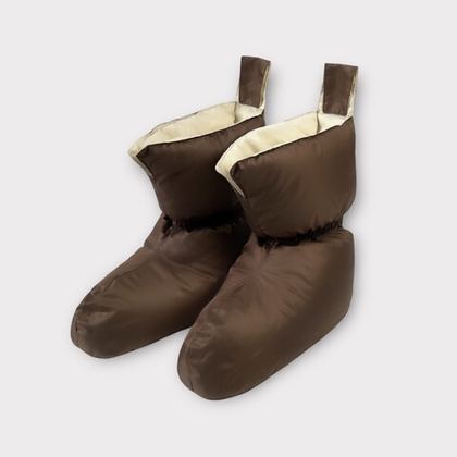 Сапожки-носочки пуховые German Grass Comfort Socks Travel Grass Beige бежевые Бежевый