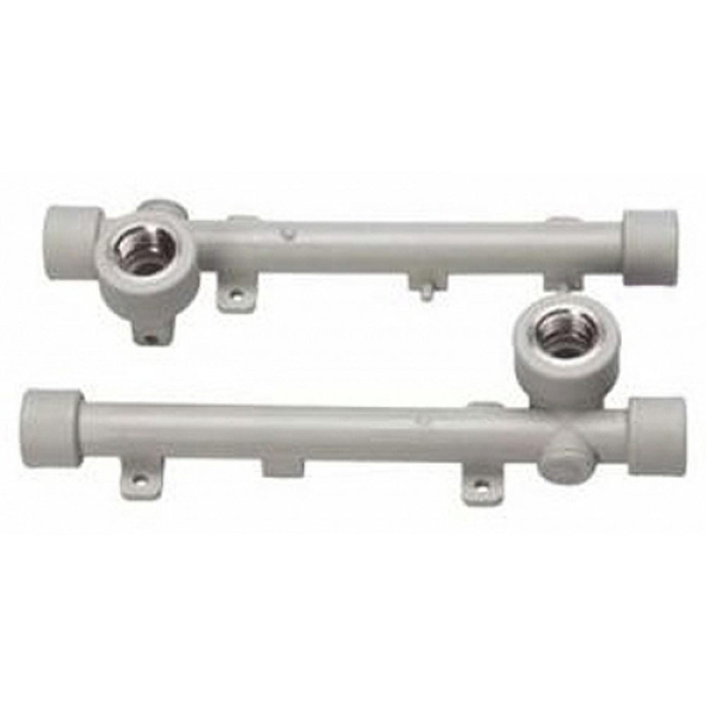 Планка для смесителя проходная ВР Ø 20*1/2 PPR (белый)