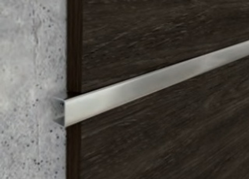 Разделительный профиль 25мм для кафеля высотой 8мм полированная нерж. сталь ПП 05-8НСП.2700.001