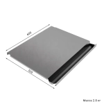 Металлическая полка IF с лотком — размеры: длина 600 мм, глубина 520 мм, цельнометаллическая