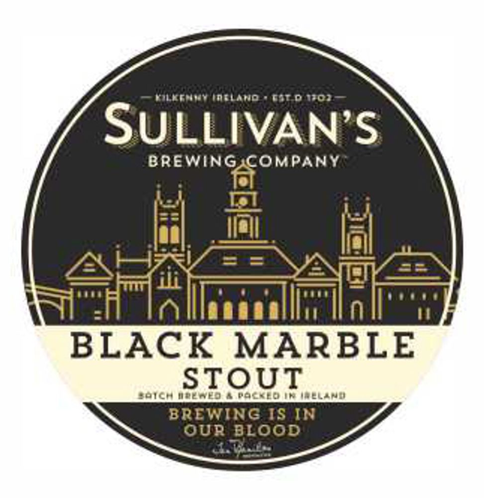 Пиво Салливанс Блэк Марбл Стаут / Sullivan&#39;s Black Marble Stout 30л - кег