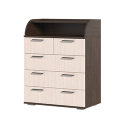 К-1 Комод 5 ящиков и 1 полка Венге / Дуб белфорт