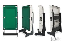 Бильярд BFG Compact Moby 4 (Стандарт) (Пул, серый/черный (ЛДСП), ЛДСП_16, Сукно Euro Pro 30 ш1.98м, Х/б сетка)