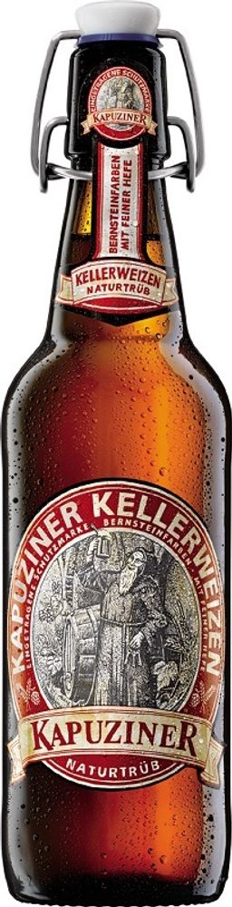 Пиво Капуцинер Келлервайцен / Kapuziner Kellerweizen 0.5 - стекло