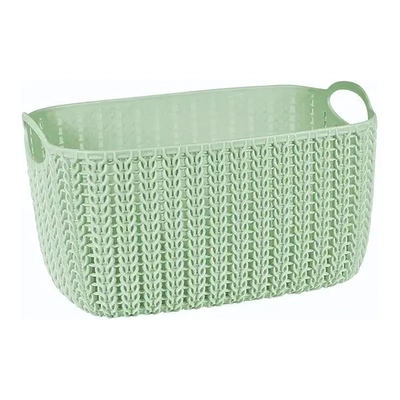 Корзинка ВЯЗАНИЕ 4л Фисташковый 0,13,17х0,24м