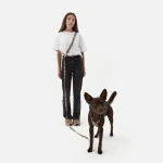 Настраиваемый поводок Cow с винтовым карабином