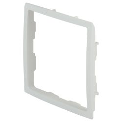 Рамка для розеток и выключателей ЭРА Elegance 14-6001-01М декоративная, белый матовый