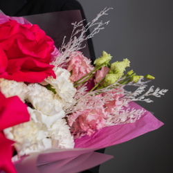 Букет цветов Клубничный мармелад