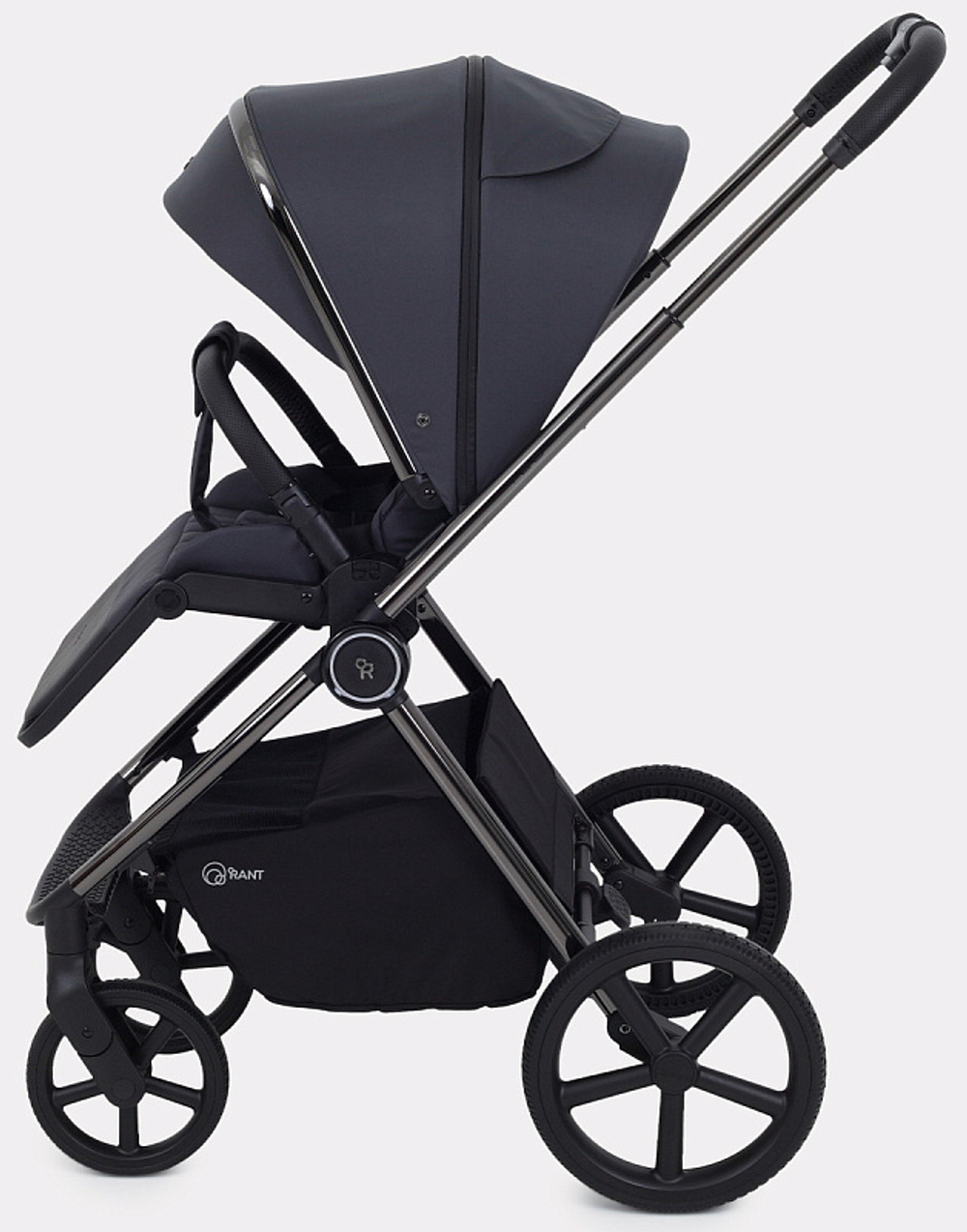 Детская коляска Rant Teo Black Chrome 2 в 1 Graphite