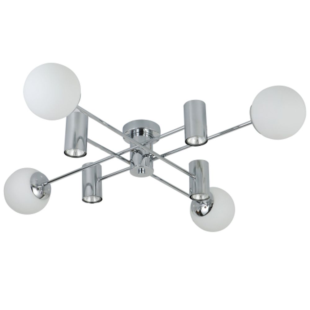 Люстра Rivoli   3164-304 4 * Е27 40 Вт + 4 * Gu10 7 Вт модерн