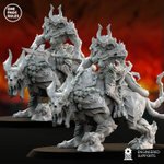 Grand Alliance Chaos Blades of Khrone Mighty Skullcrushers 1 шт. миниатюра для dnd, днд, pathfinder, фентези, Настольная игра, НРИ, Варгейм, РПГ