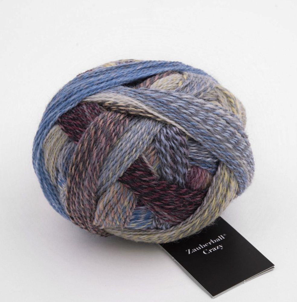 Пряжа Crazy Zauberball (2427/Хорошая погода), 420м/100гр
