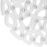 Коврик в ванну 65х35"Миф» белый