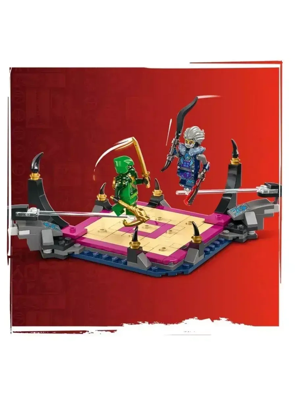 Конструктор Ниндзя Теневой додзе Маска Волка 1190 деталей