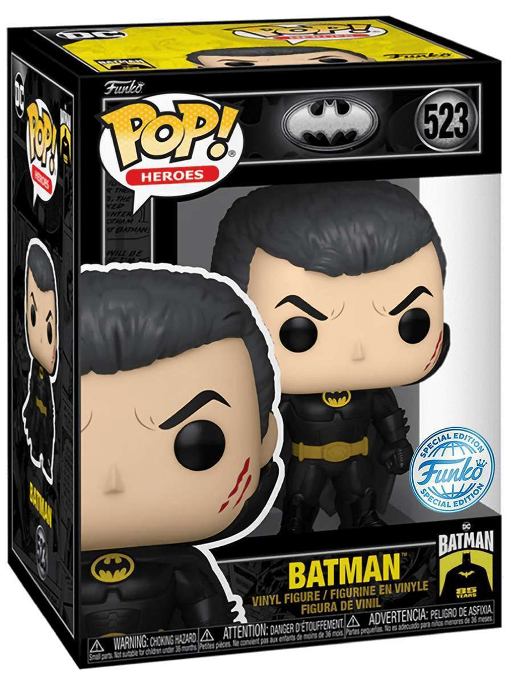 Фигурка Funko POP! Heroes Batman 85th Batman (Unmasked) (Exc) (523) 82095