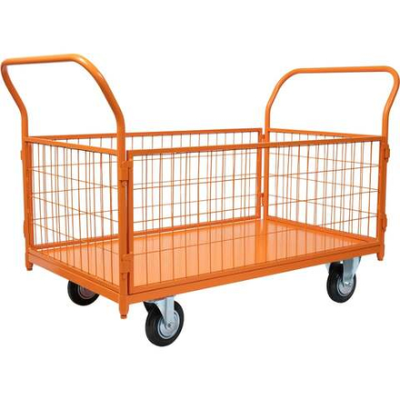 Тележка платформенная с сетчатыми бортами 700х1200 Gigant ТПС-005