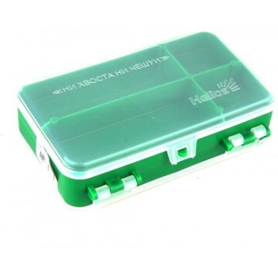 Коробочка для оснастки Helios двухсторонняя (зеленая)