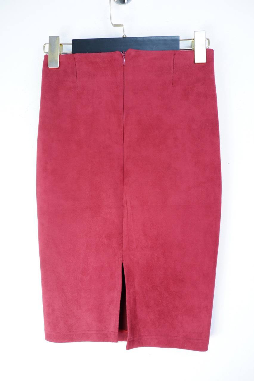 Юбка Aonibeier замшевая, маркировка S, визуально 44 размер