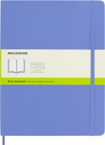 Блокнот Moleskine Classic Soft XLarge (QP623B42) 190х250мм 192стр. нелинованный мягкая обложка голубая гортензия