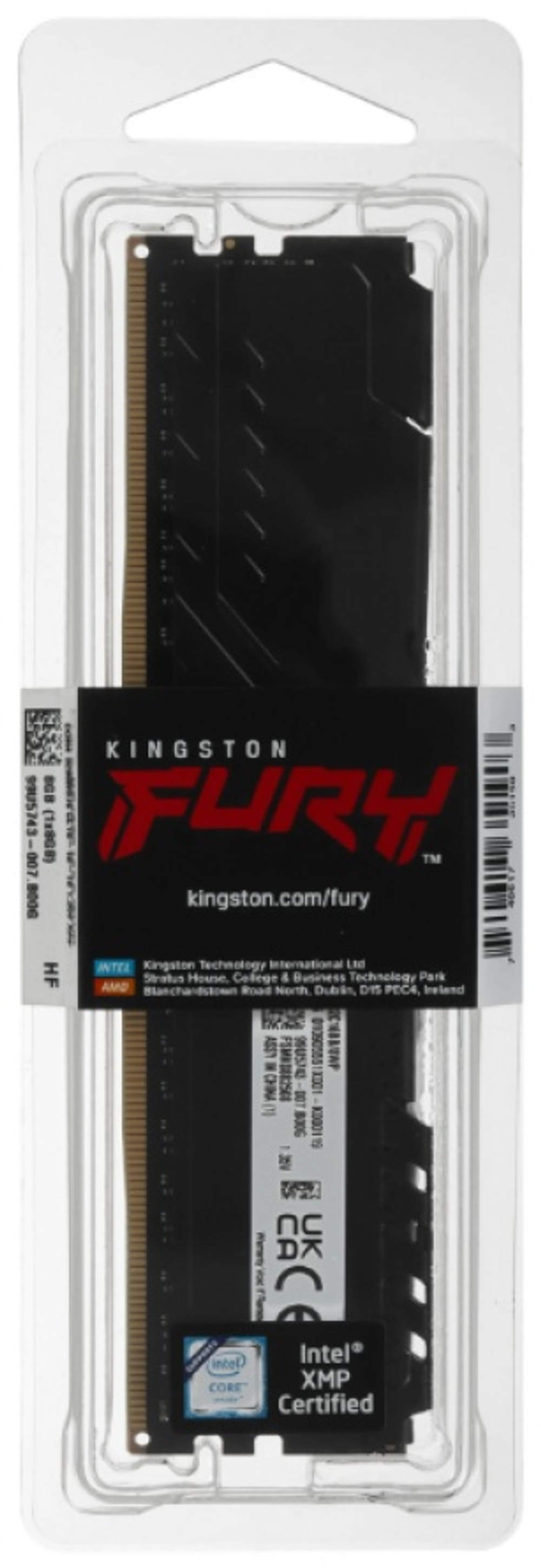 Оперативная память Kingston FURY Beast Black (KF432C16BB/8WP) 8 Гб