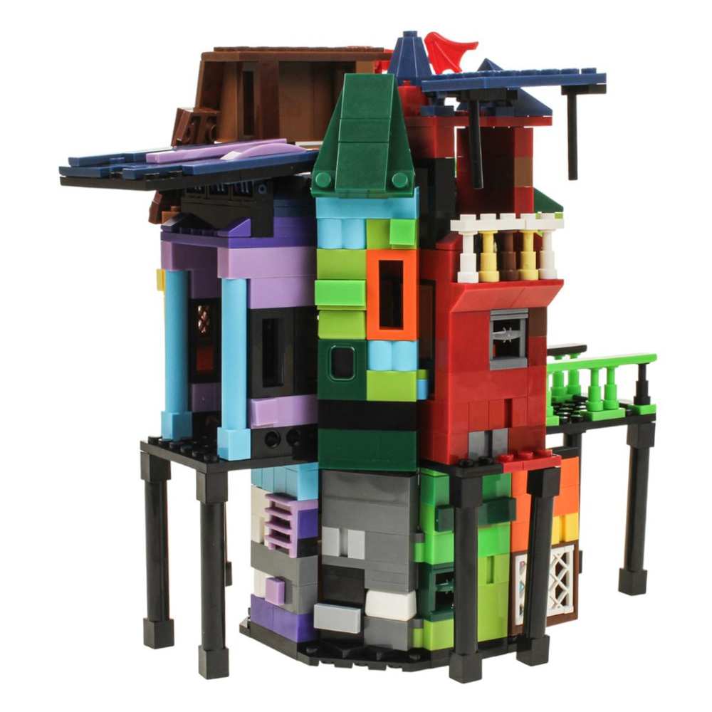 Конструктор блочный Аусини Дом 557дет., коробка 25841