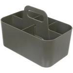 Органайзер для хранения с ручкой «ИДЕАДОМА», пять отделений, цвет хаки, 25*15.5*17см