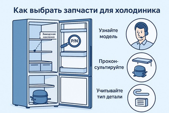 Как выбрать запчасти для холодильника и не ошибиться: советы экспертов.