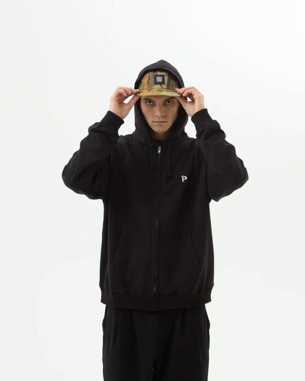 Худи Zip P Logo LW черное - фото 6