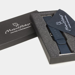 Ремешок для Apple Watch 40/41/42 mm из кожи теленка, цвета синий