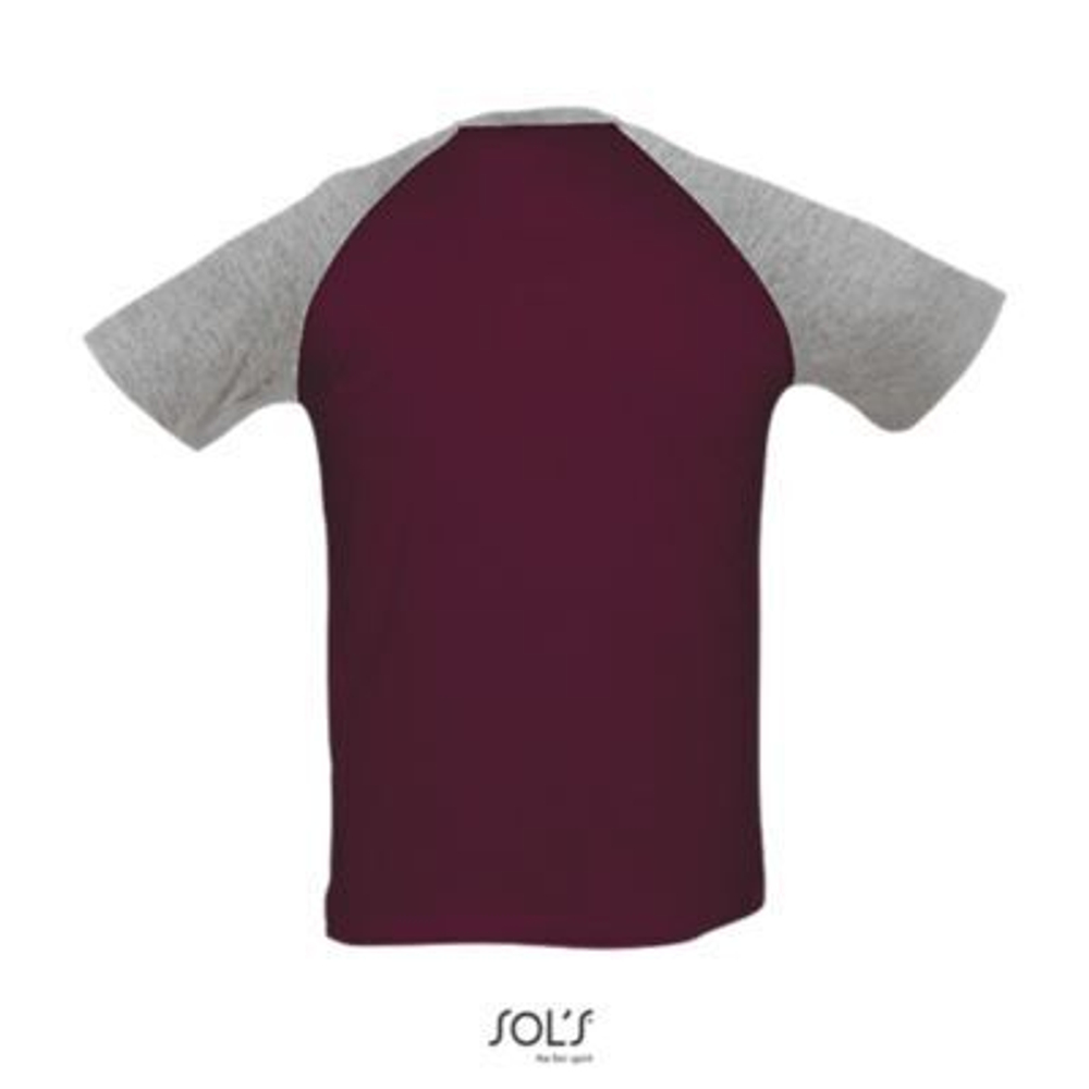 Футболка двухцветная FUNKY. C рукавами реглан. 100% хлопок Белый/Синий  XL